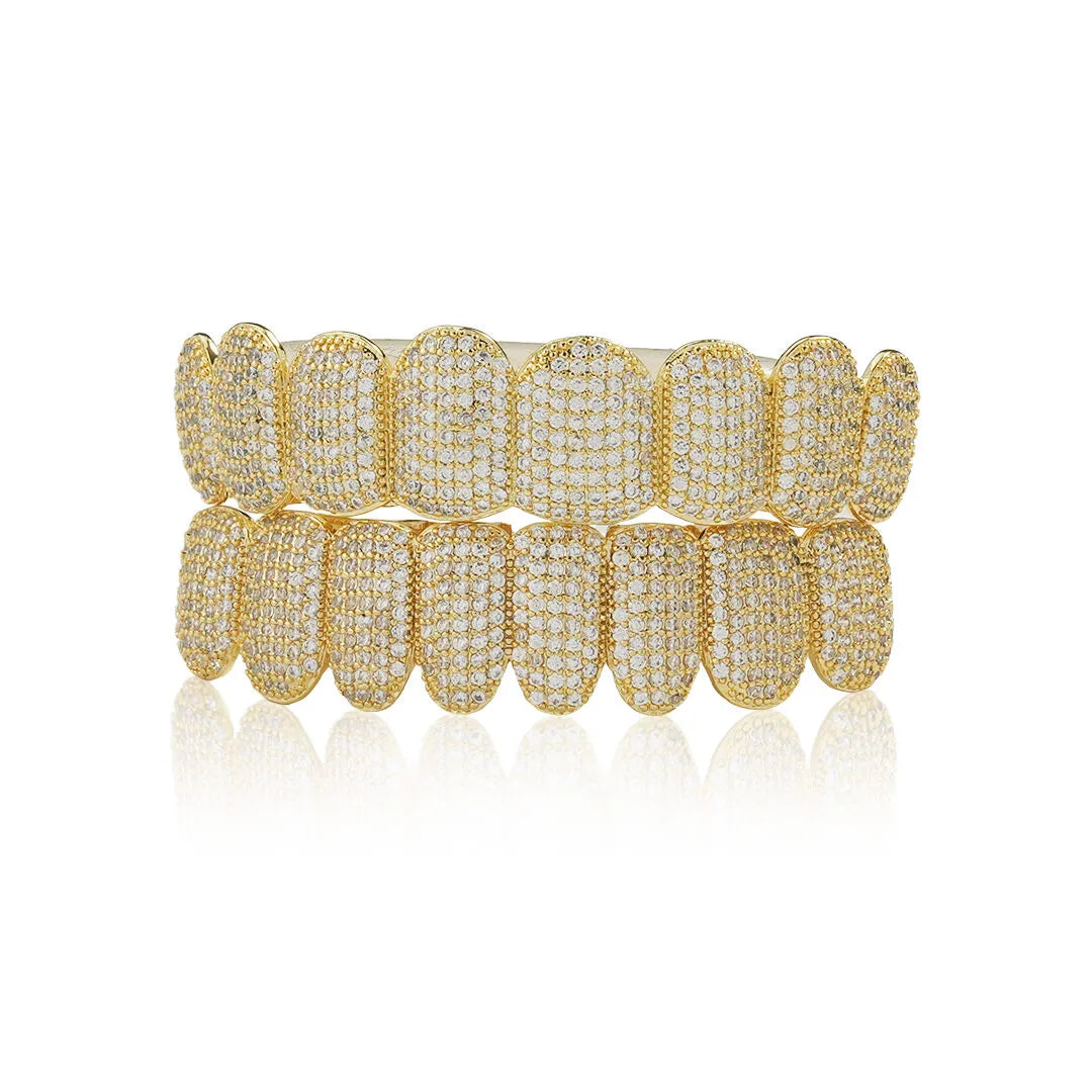 Custom Pave Setting Iced Grillz