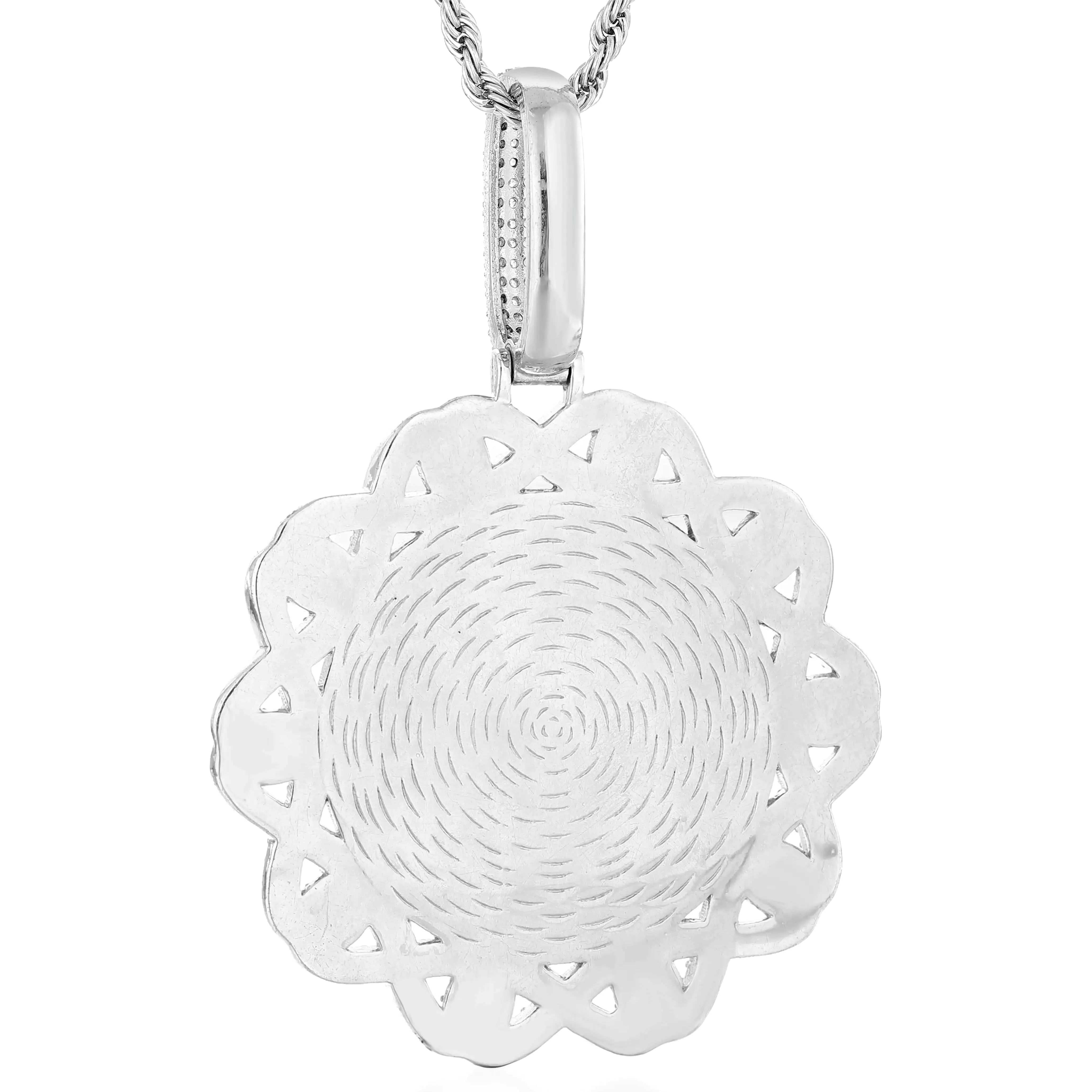 Custom Crown of Thorns Photo Pendant