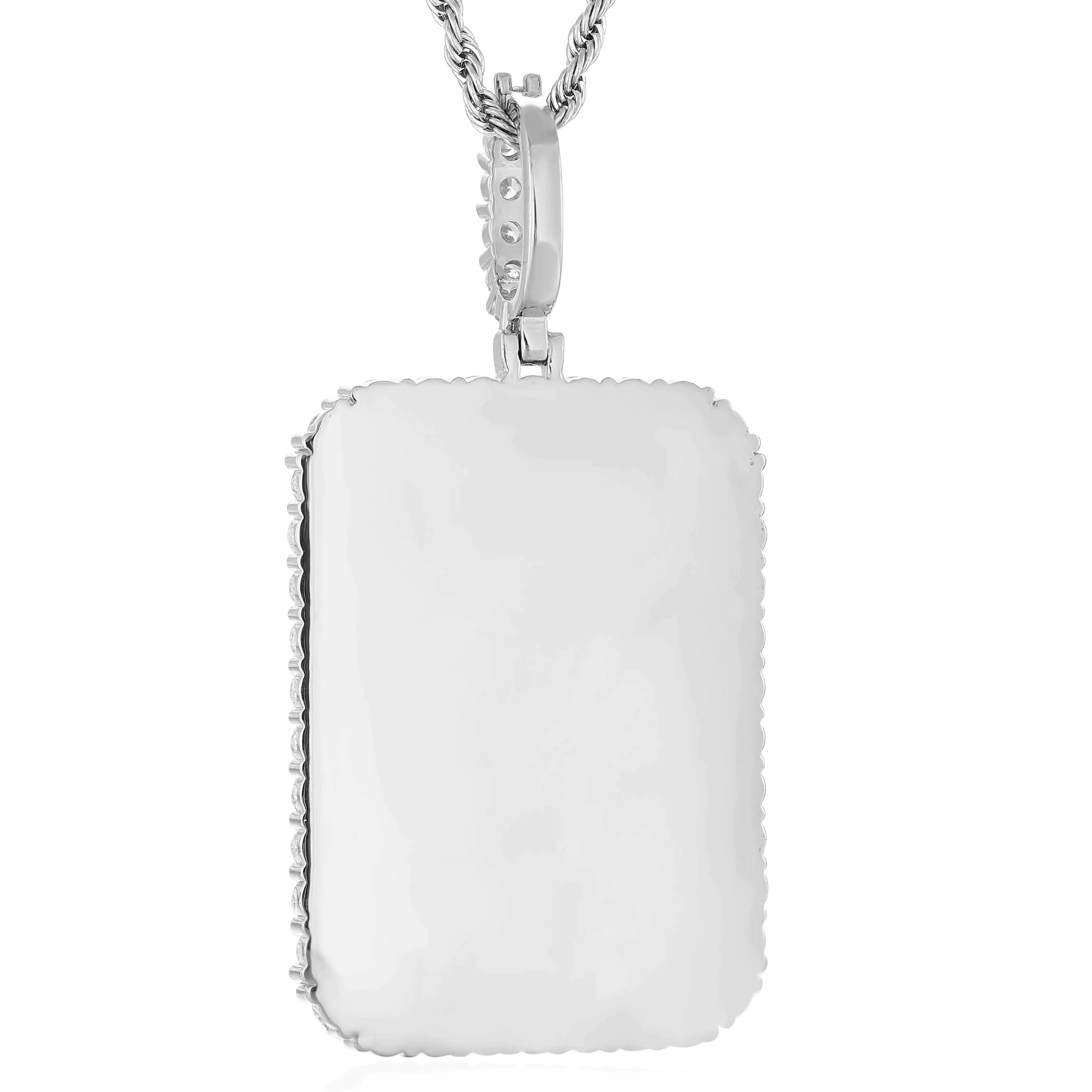 Custom Square Photo Pendant