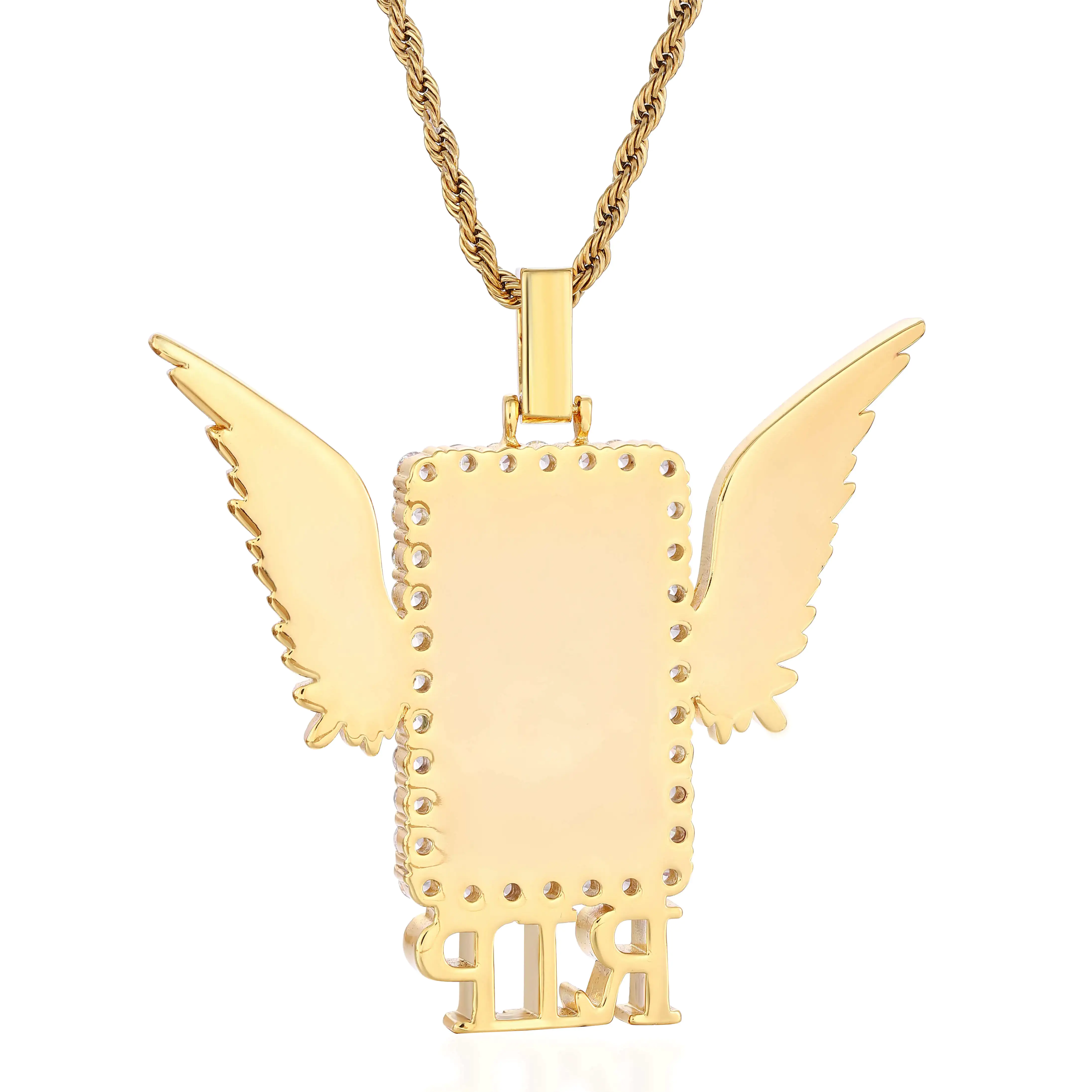 Custom Rip Wing 3D Photo Pendant