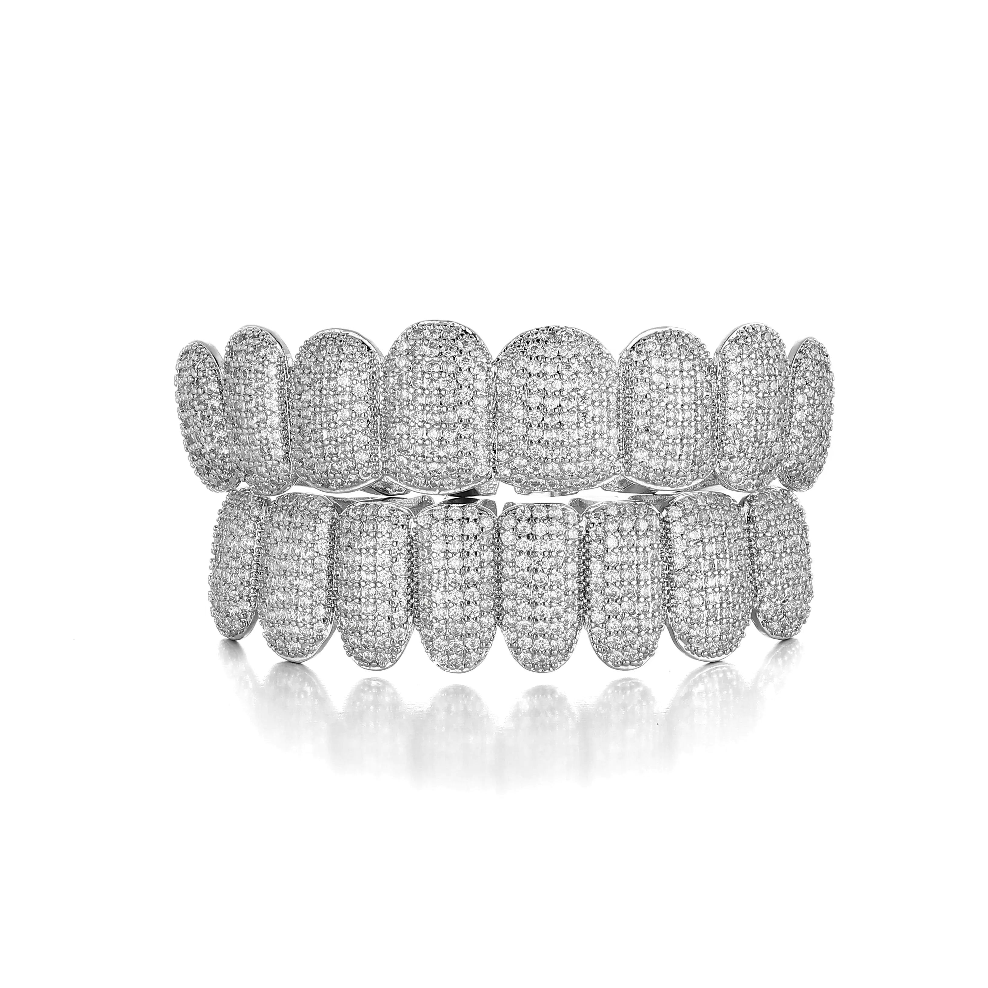 Custom Pave Setting Iced Grillz