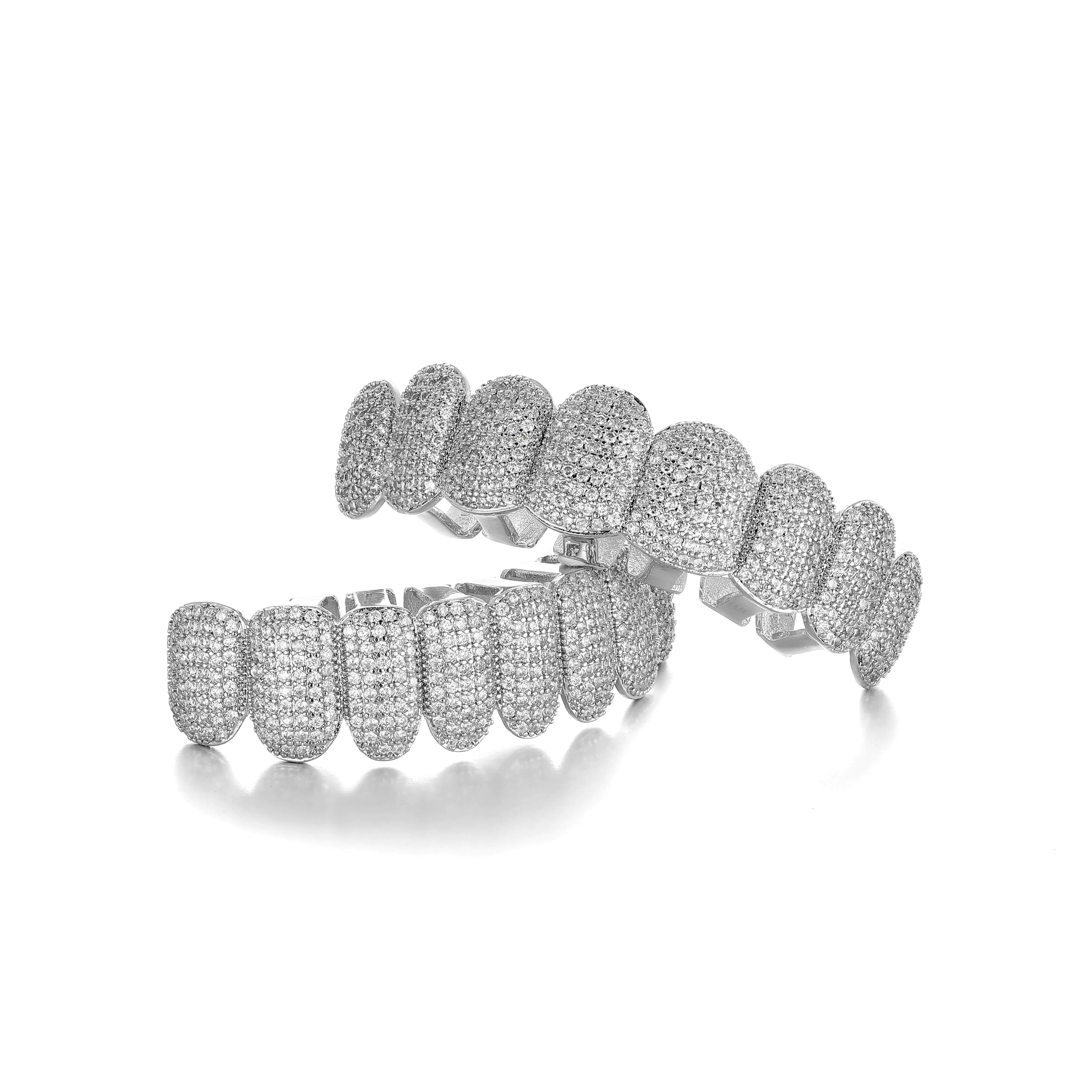 Custom Pave Setting Iced Grillz