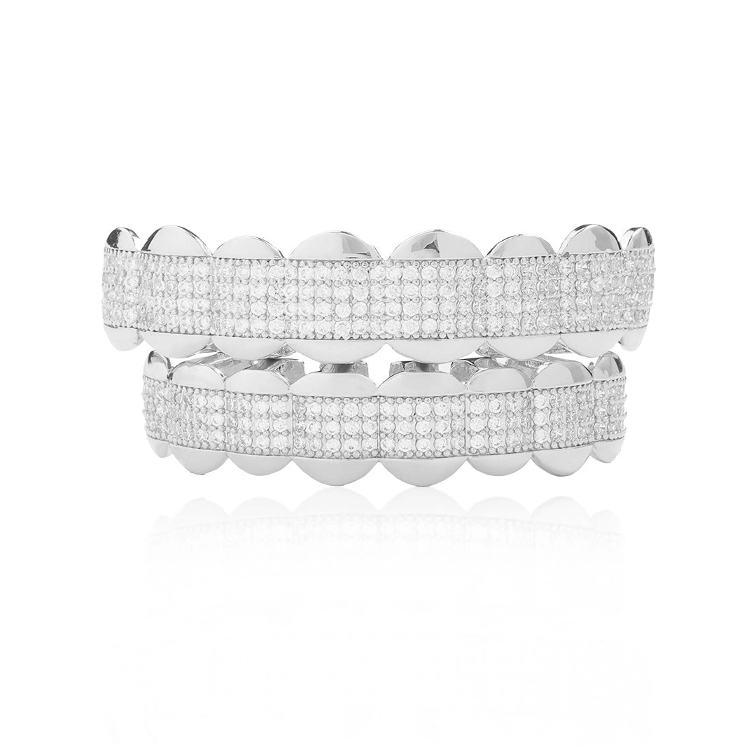 Custom Middle Pave Iced Grillz