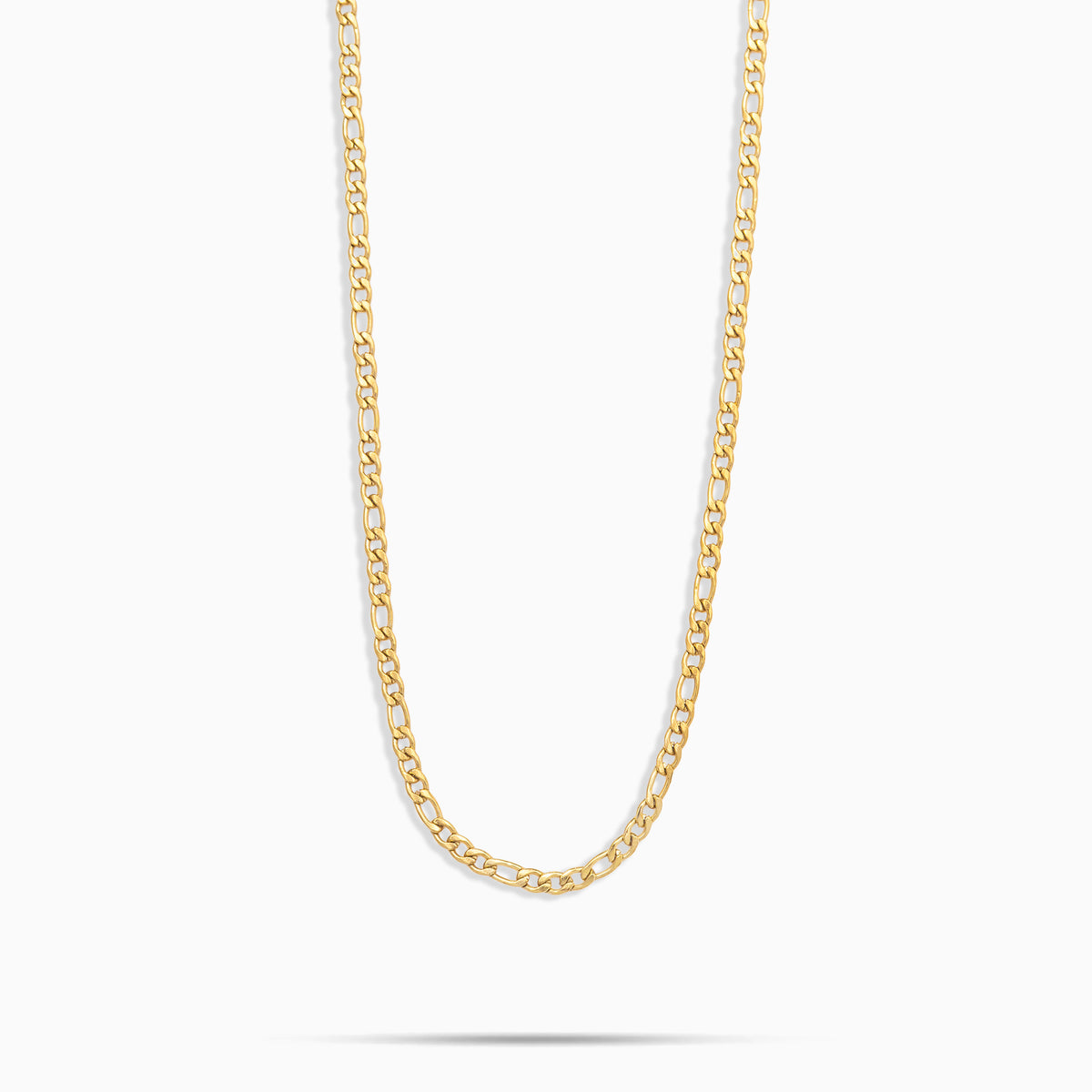 3mm Figaro Chain Gold