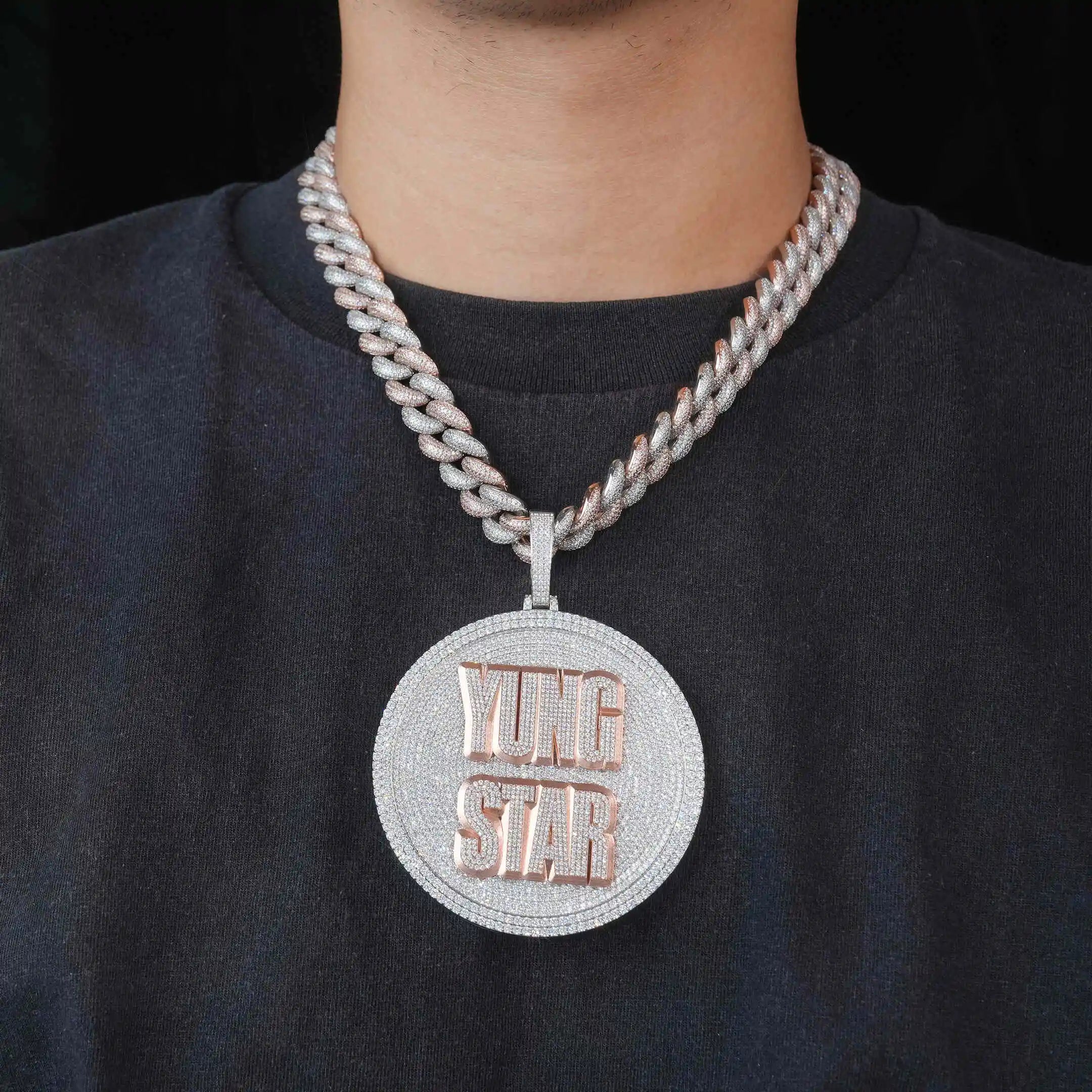 80MM 3D Disc Custom Pendant