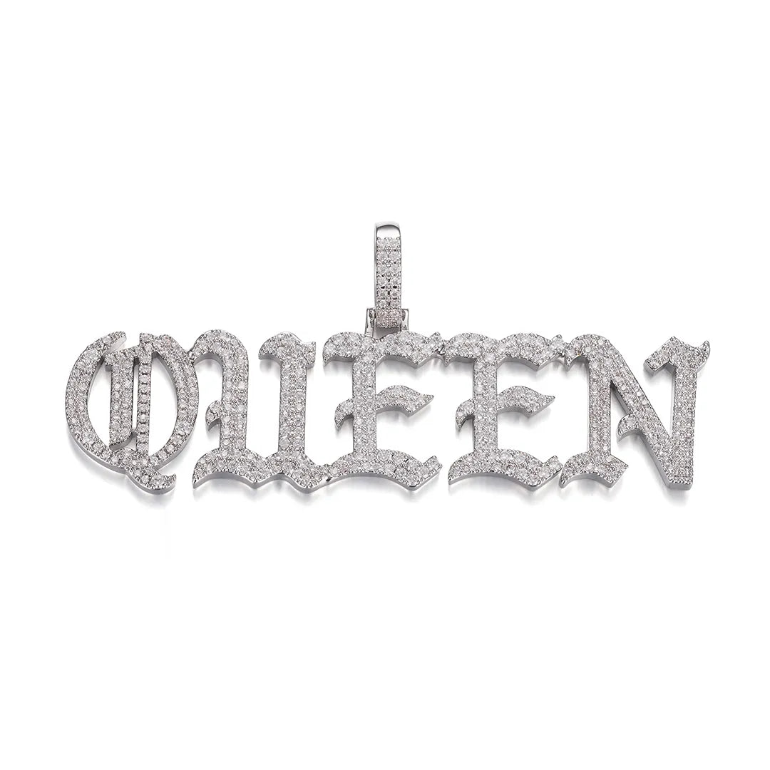 Custom Old English Letter Pendant