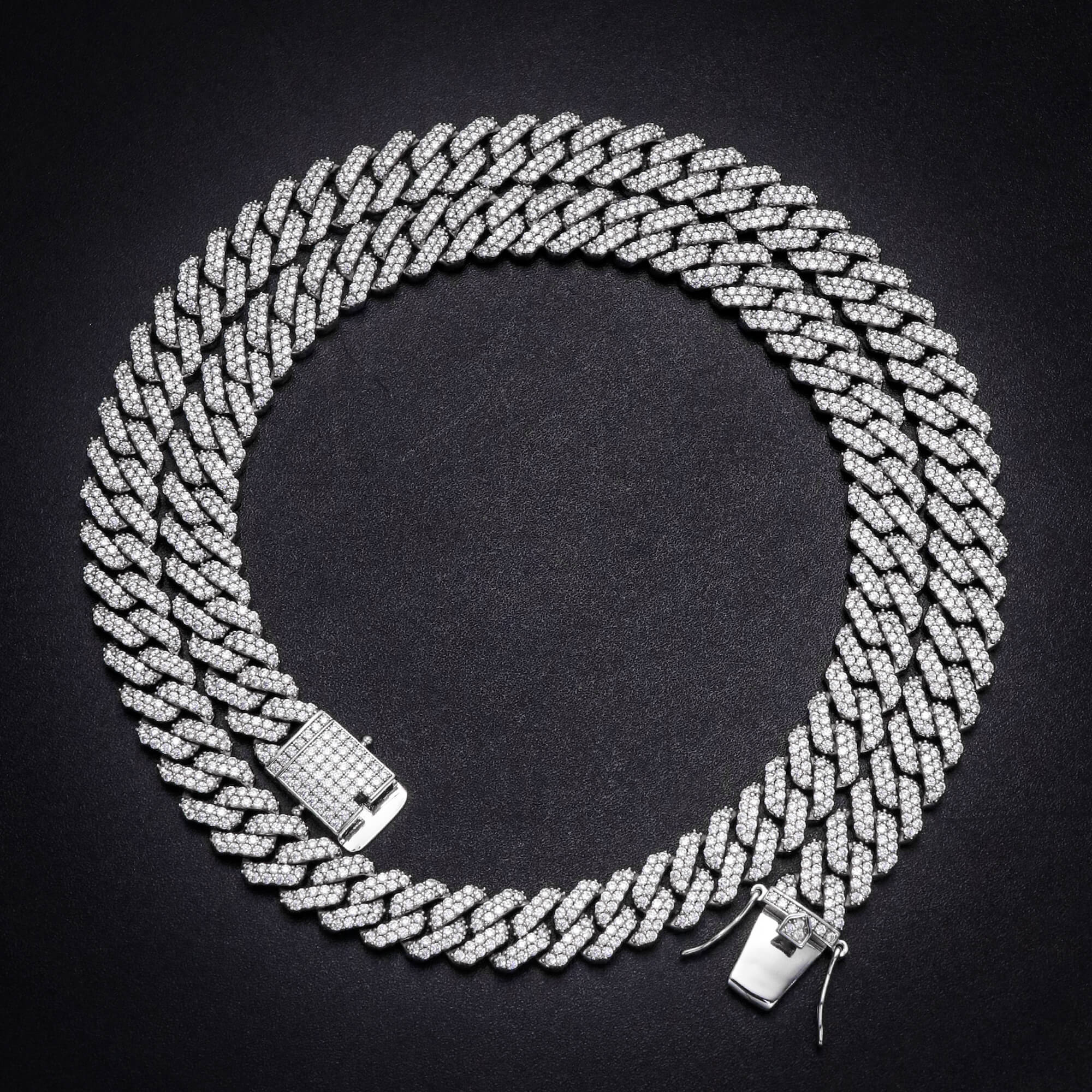 12MM Iced Out Cuban Link Chain