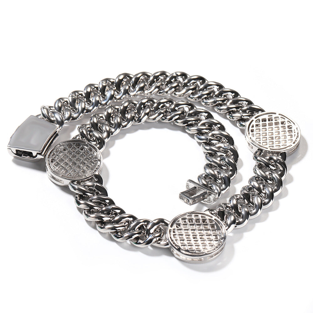 19MM Baguette Cuban With Photo Chain