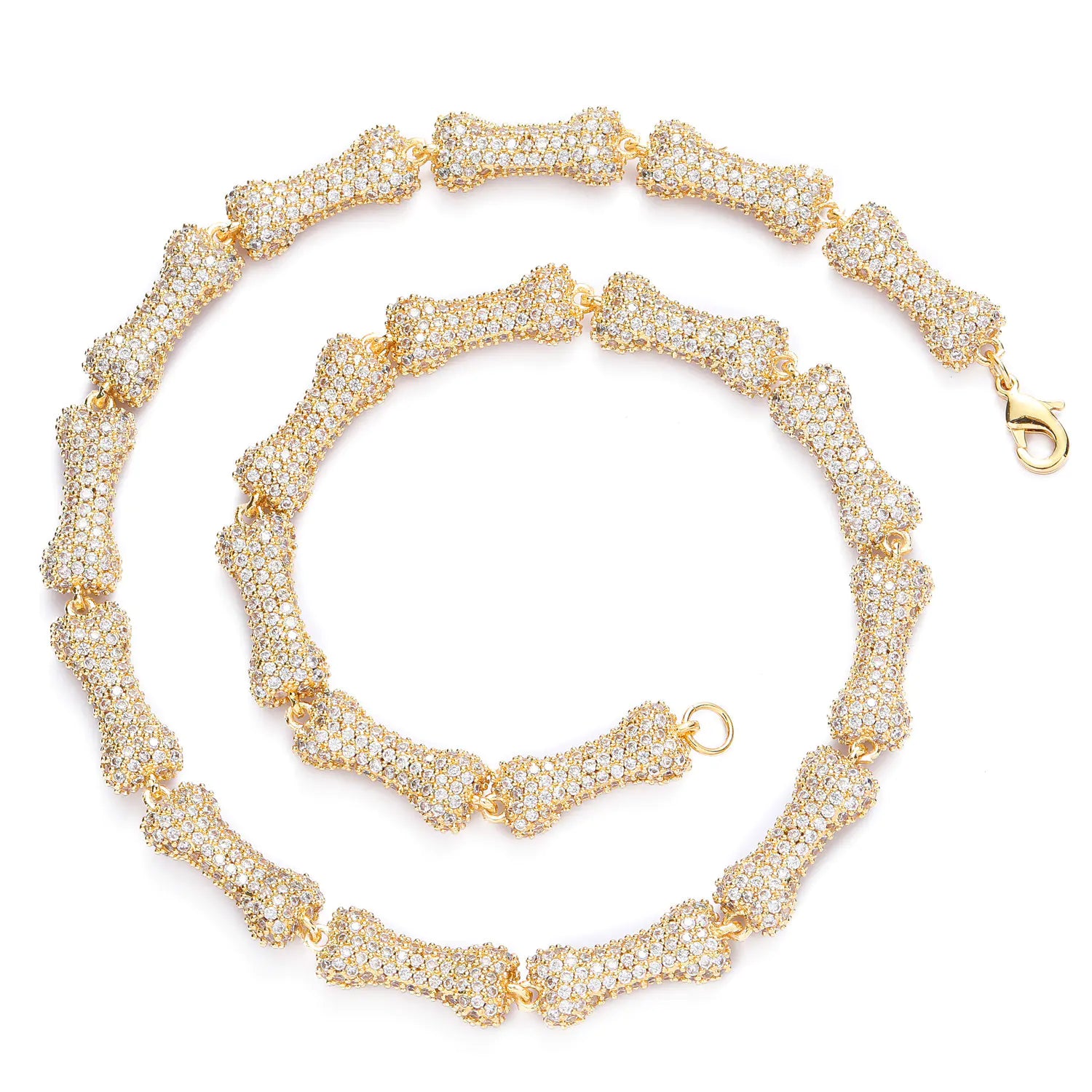 10MM Iced Bone Link Chain