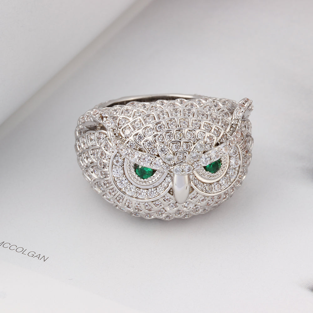 Owl Iced Ring