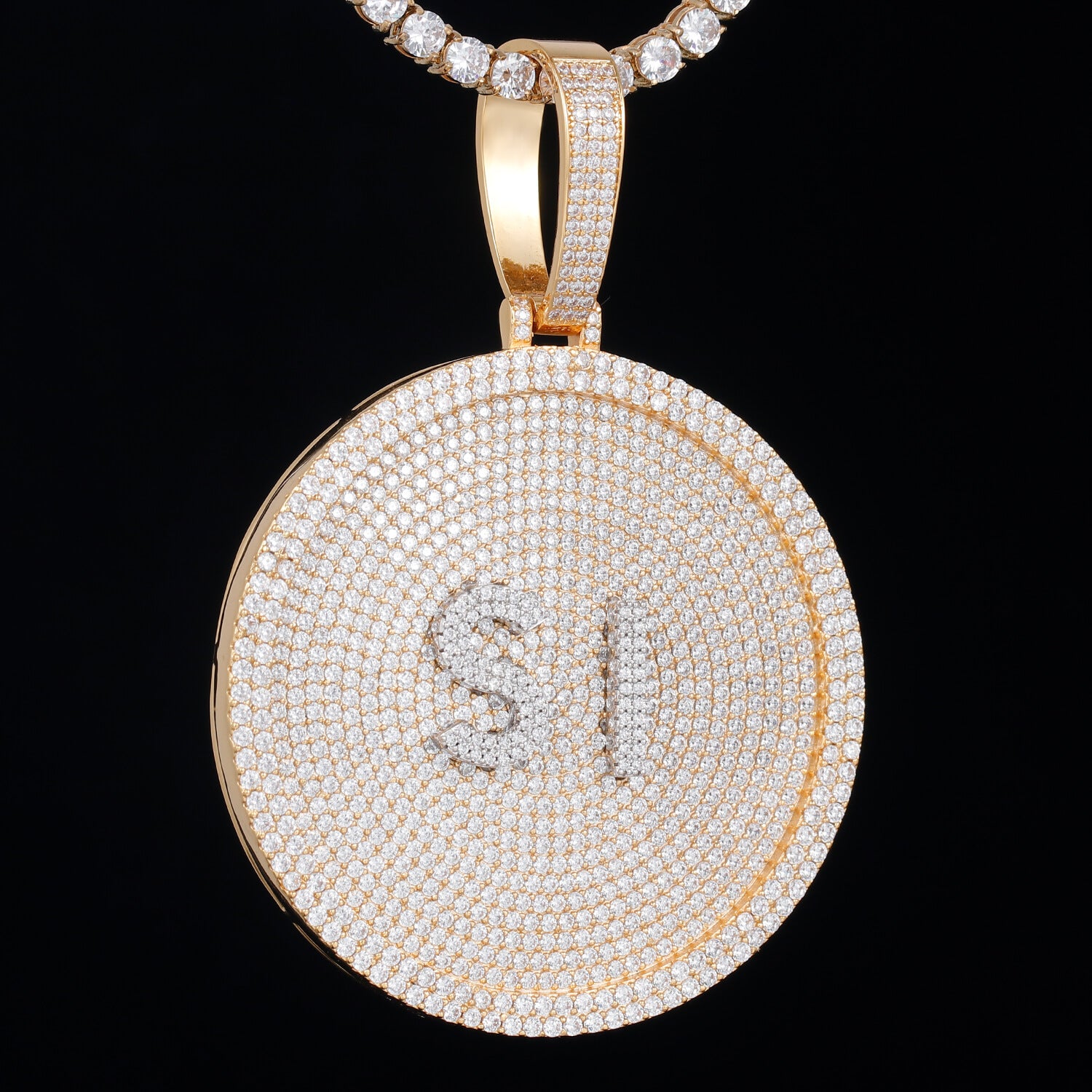 60mm 3D Big Disc Custom Pendant