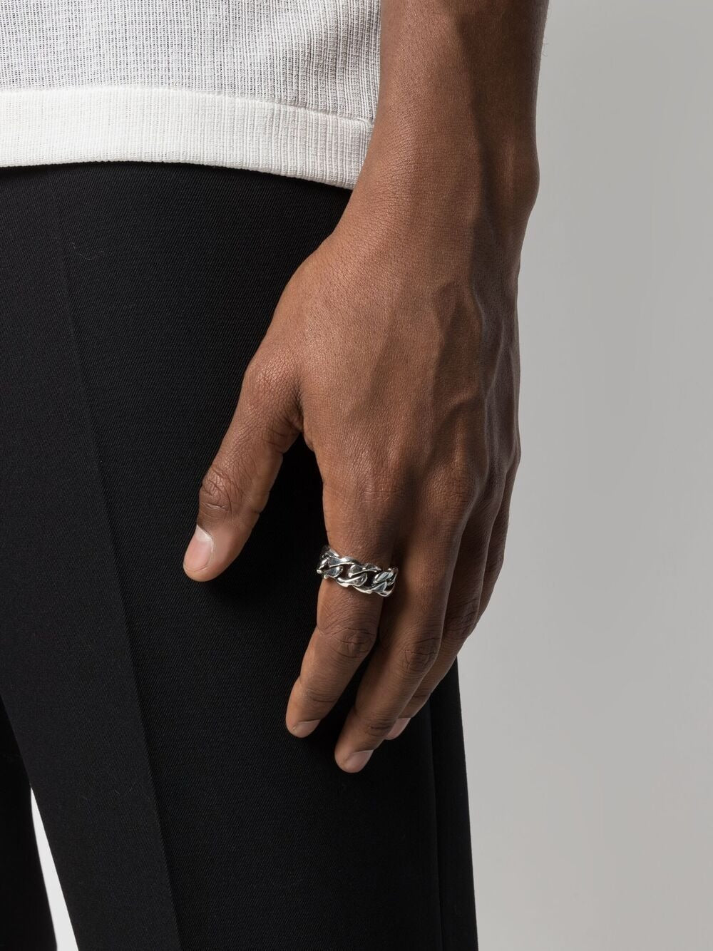 Emanuele Bicocchi Sterling Silver chunky Ring