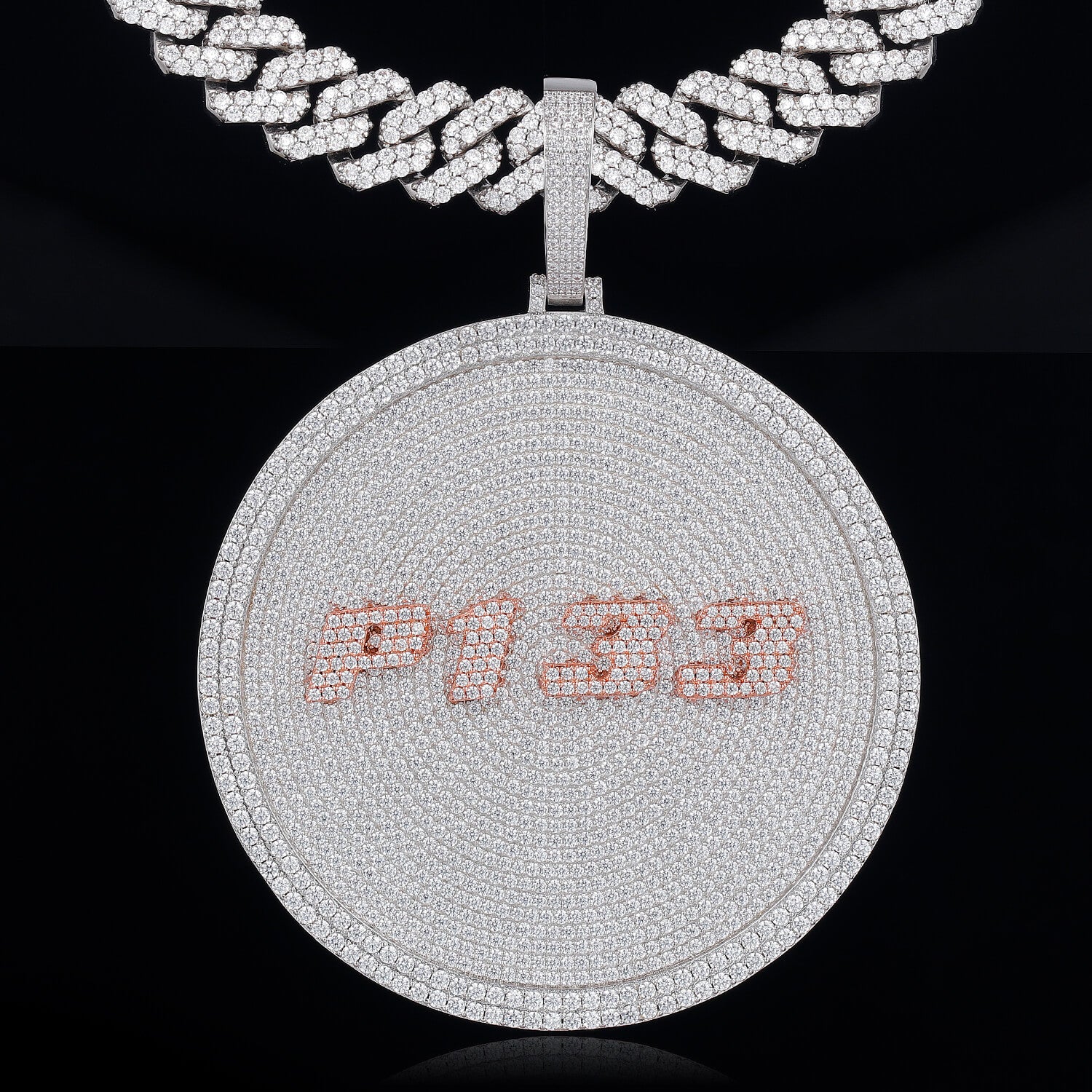 80MM 3D Disc Custom Pendant