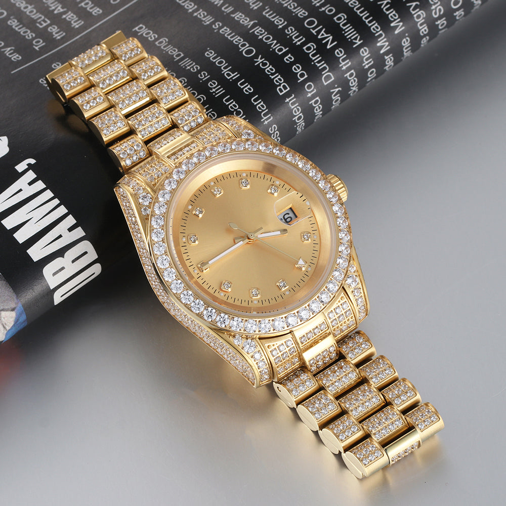 18K Gold Plated Stainless Steel  Watch