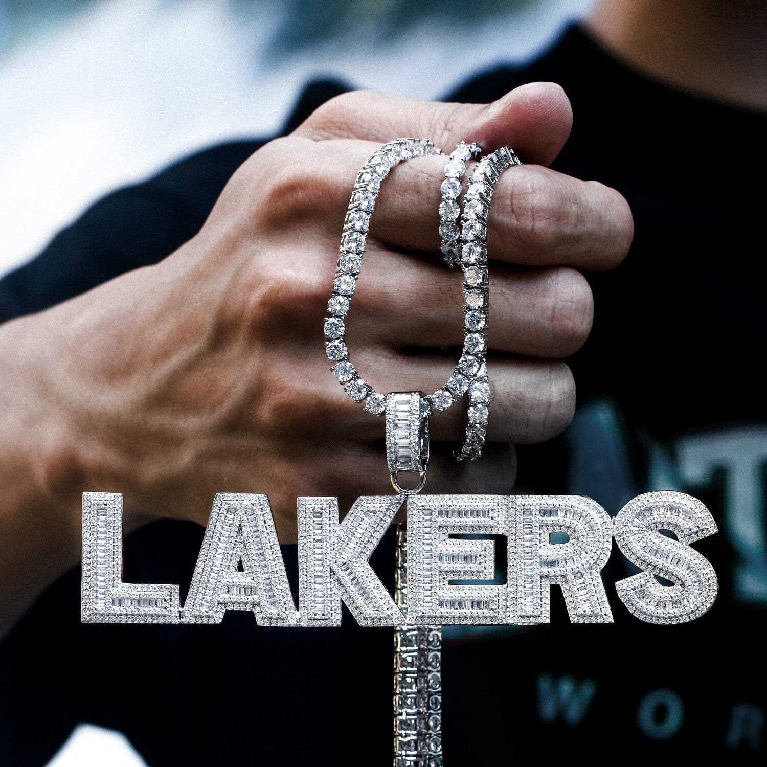 Custom Letter Pendant Style