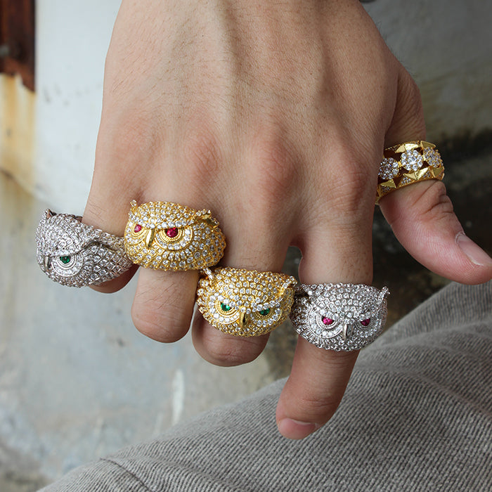 Owl Iced Ring