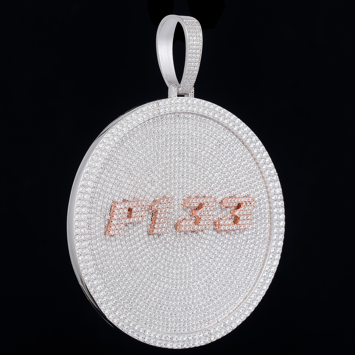 80MM 3D Disc Custom Pendant