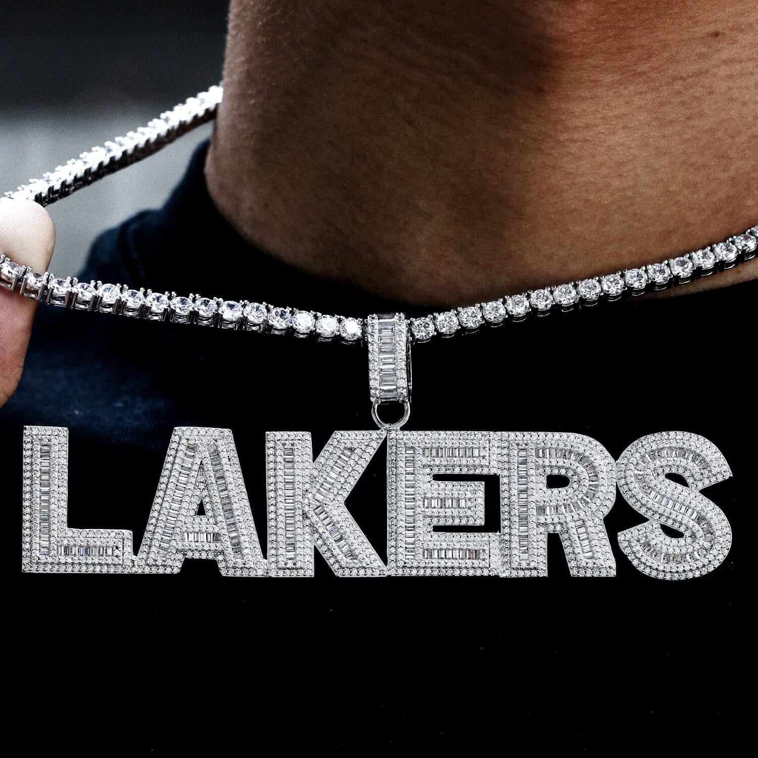 Custom Letter Pendant Style