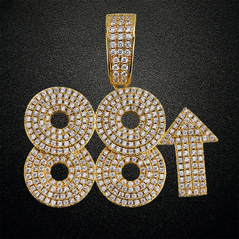 Iced 88 Rising Pendant