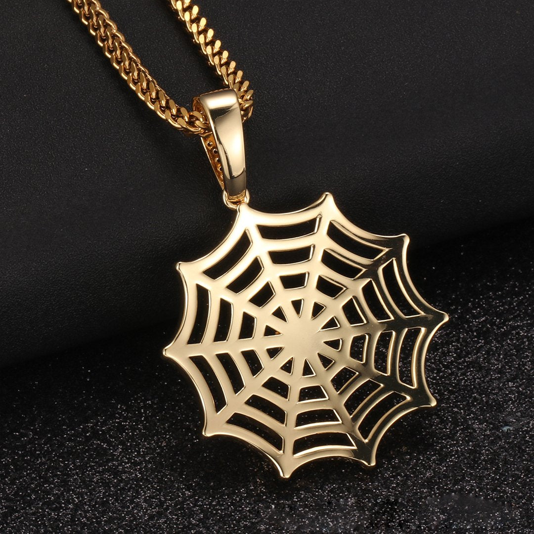 Out Spider Web Pendant