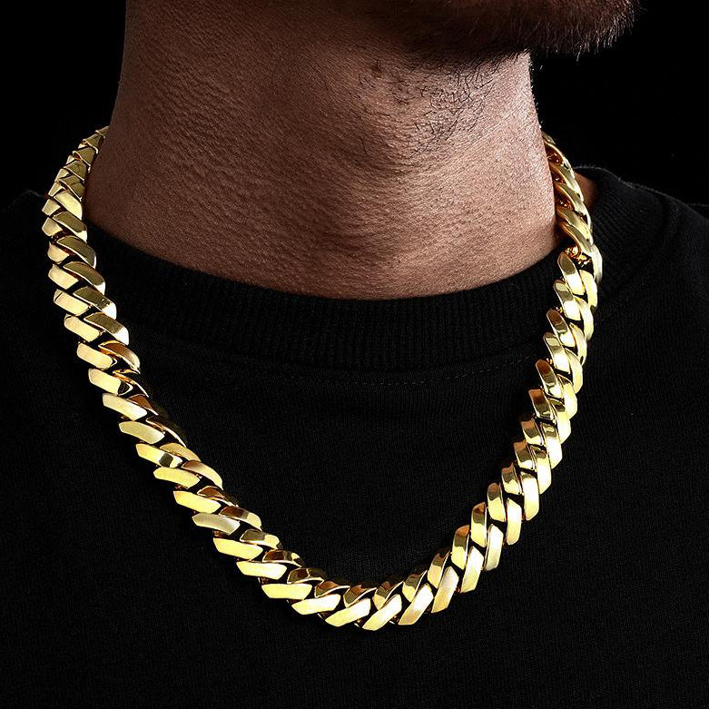Mens Miami Cuban Link Chain