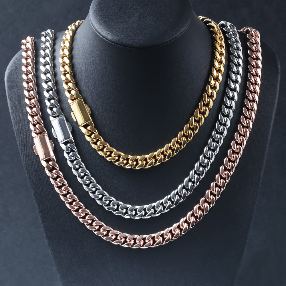 New Clasp Miami Cuban Link Chain