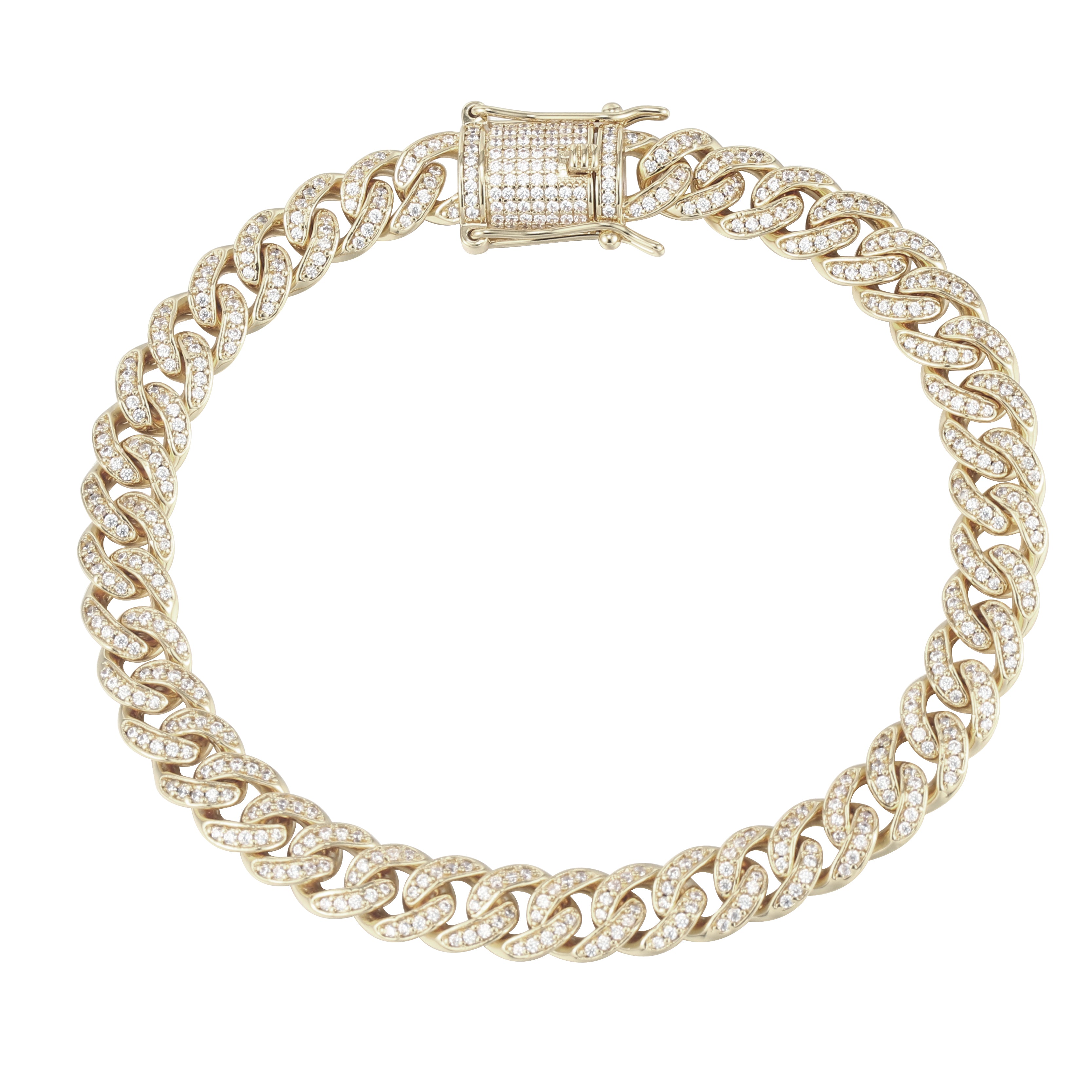 8MM Micro Cuban Link Bracelet