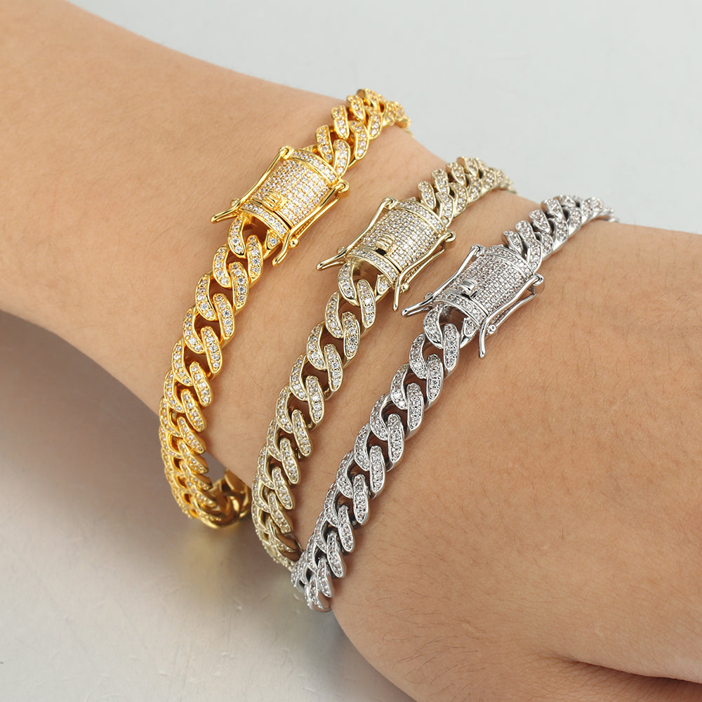 8MM Micro Cuban Link Bracelet