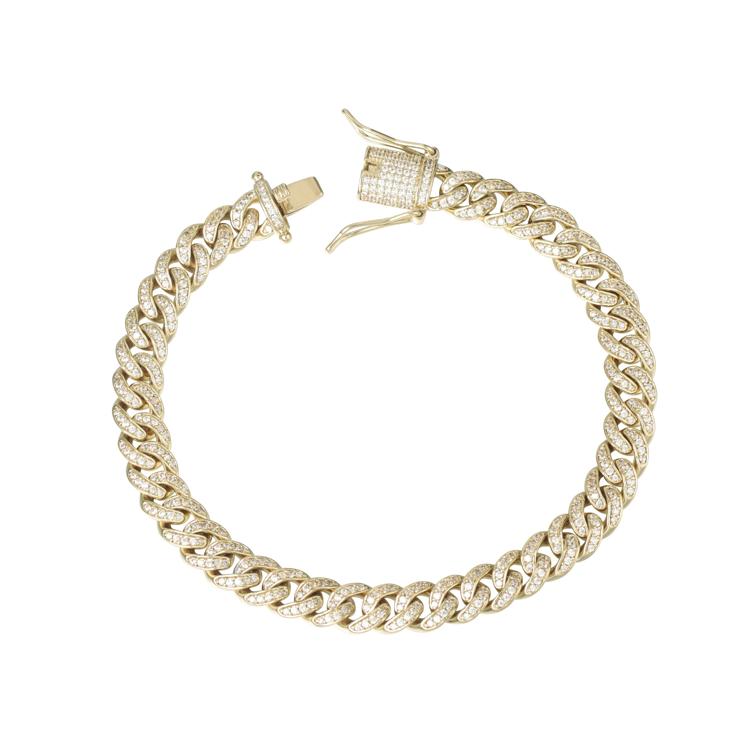 8MM Micro Cuban Link Bracelet