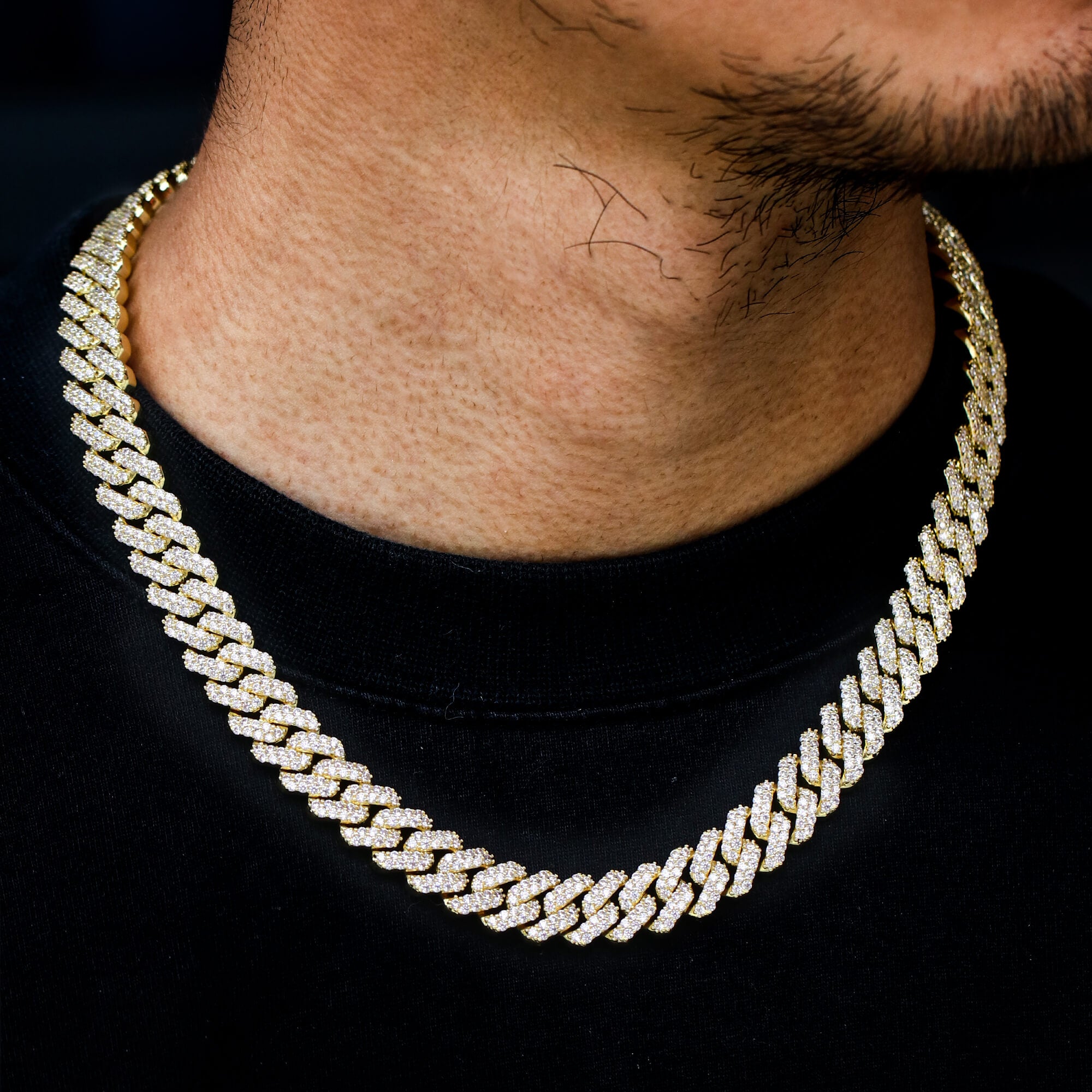 12MM Iced Out Cuban Link Chain