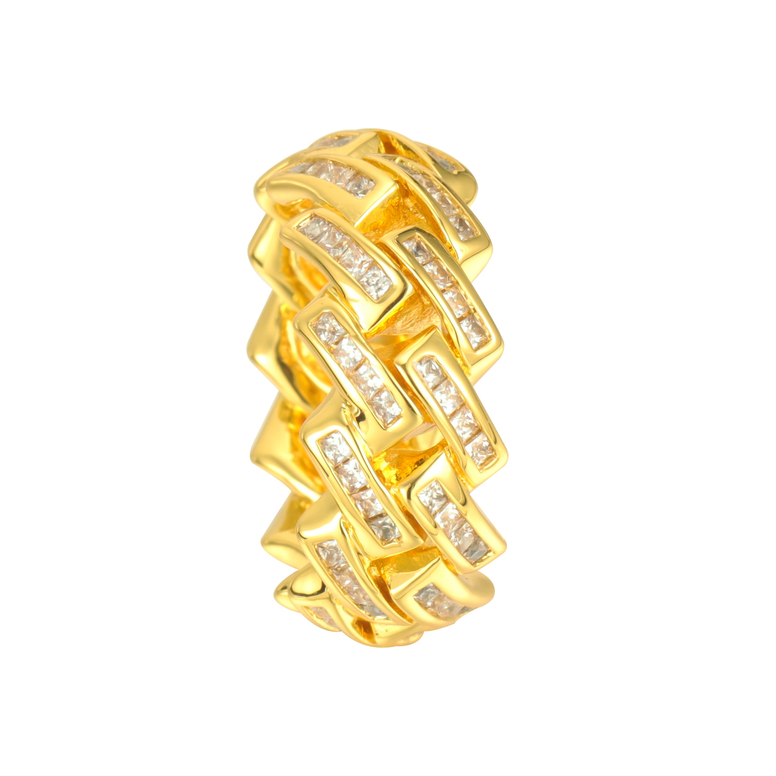 Iced Cuban Link Ring