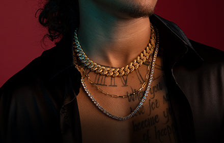 How to match the design of gold chains?