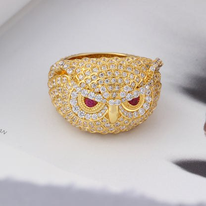 Owl Iced Ring