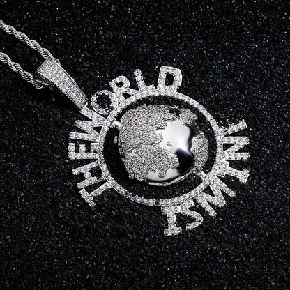 Iced World-Earth Pendant