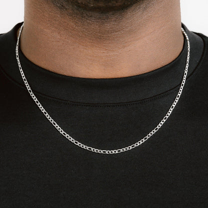 3mm Figaro Chain Gold