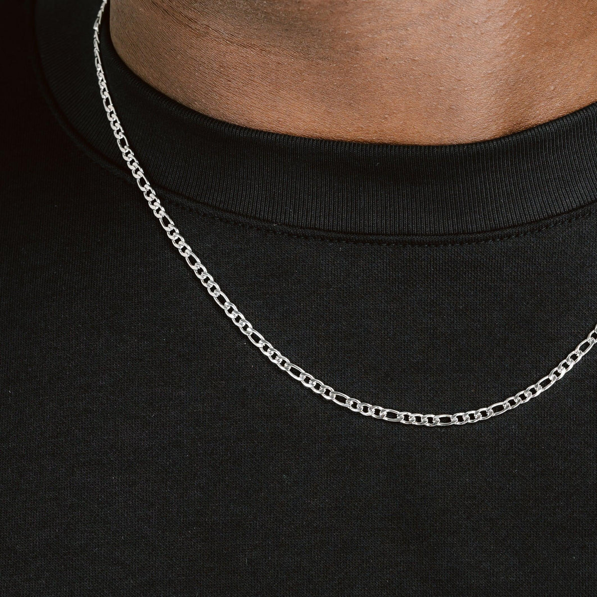 3mm Figaro Chain Gold