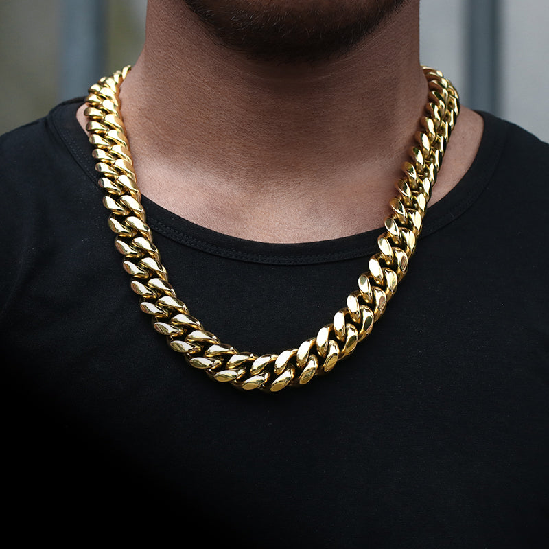 18MM Miami Cuban Link Set