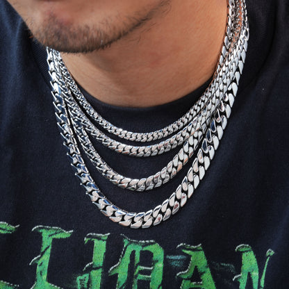 New Release Iced Clasp Prong Miami Cuban Link Chain