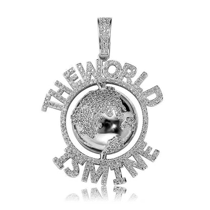 Iced World-Earth Pendant