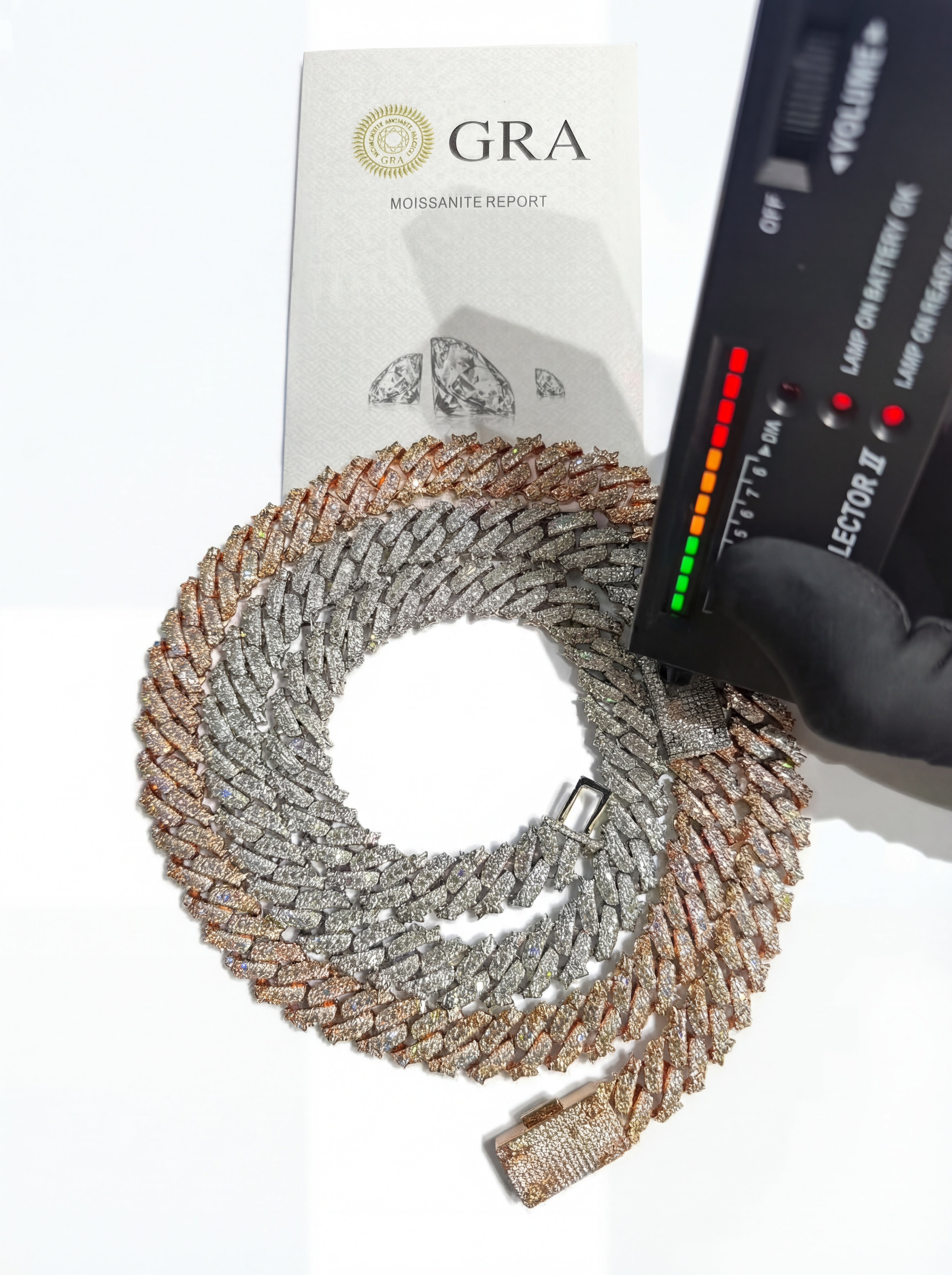 15MM Iced-out Prong Miami Cuban Chain