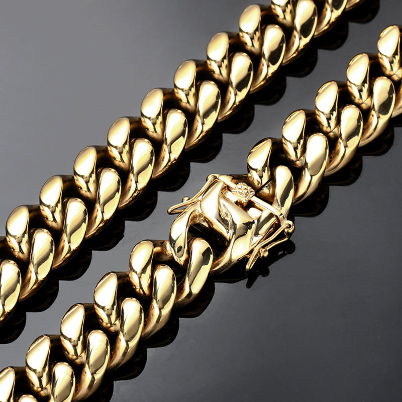 18MM Miami Cuban Link Set