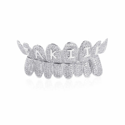 Custom Letter Iced Grillz