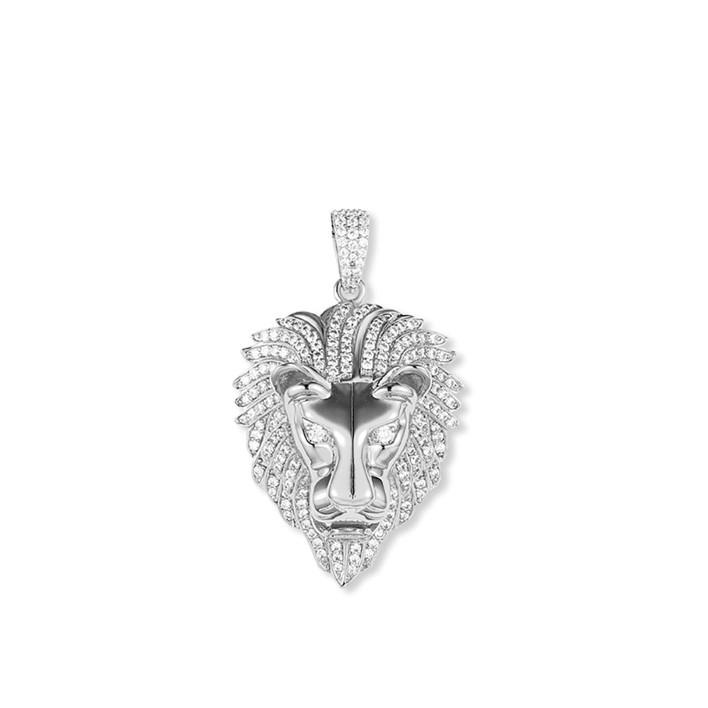 Iced Lion Pendant