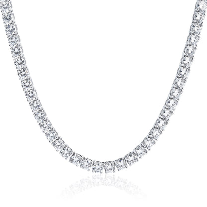 925 Sterling Silver Moissanite Tennis Chain