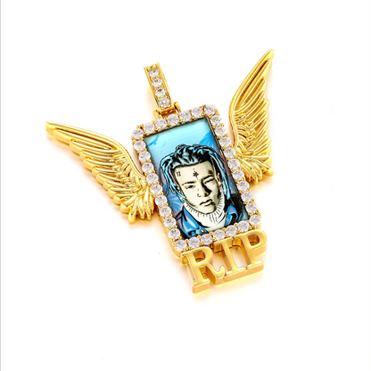 Custom Rip Wing 3D Photo Pendant