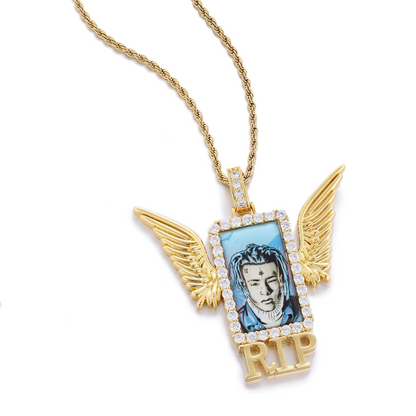 Custom Rip Wing 3D Photo Pendant