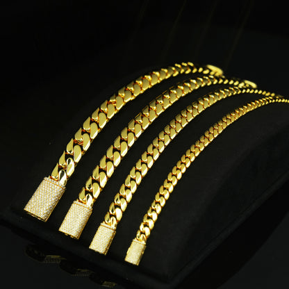 New Release Iced Clasp Prong Miami Cuban Link Chain