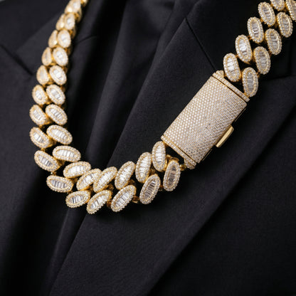 25MM Iced-out Miami Cuban Chain