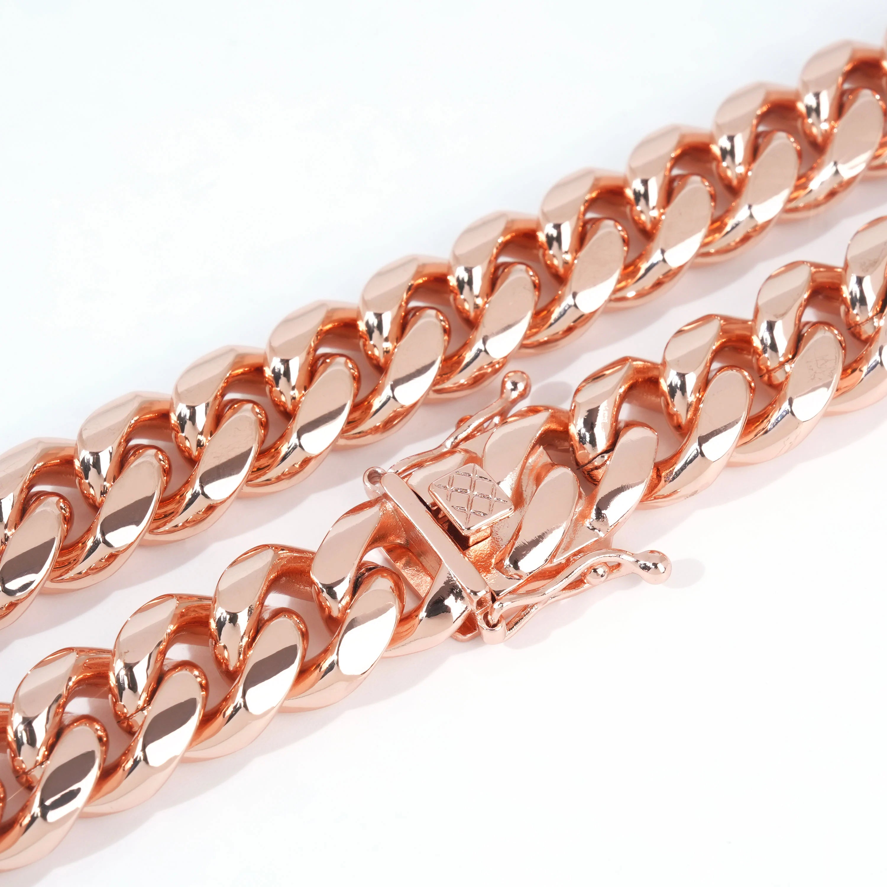 14K Rose Gold Miami Cuban Chain