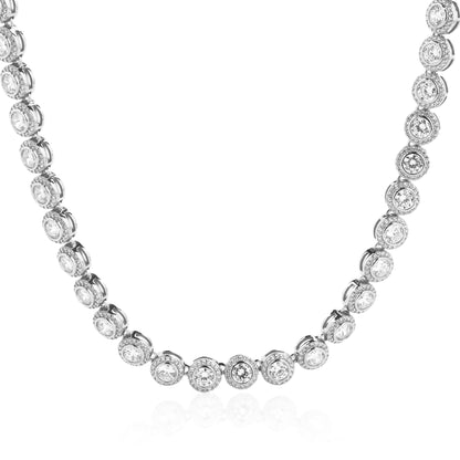 S925 Moissanite 8MM Hola Tennis Chain